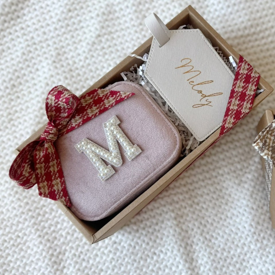 聖誕節禮物 交換禮物 首飾盒 珠寶盒 客製化名字 伴娘禮物 捧花禮 生日禮物