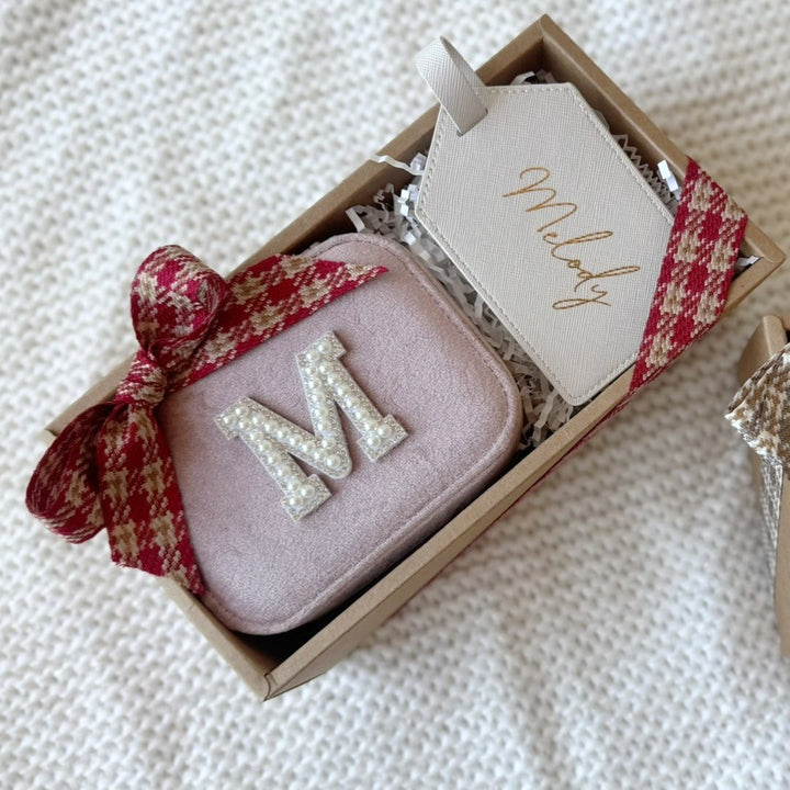 聖誕節禮物 交換禮物 首飾盒 珠寶盒 客製化名字 伴娘禮物 捧花禮 生日禮物