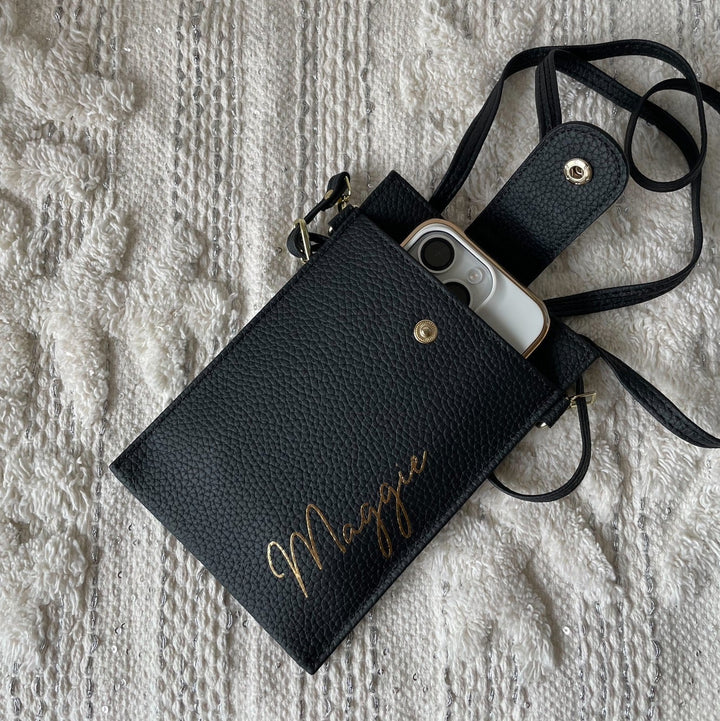 新品-荔枝紋手機包．【2025 聖誕節】