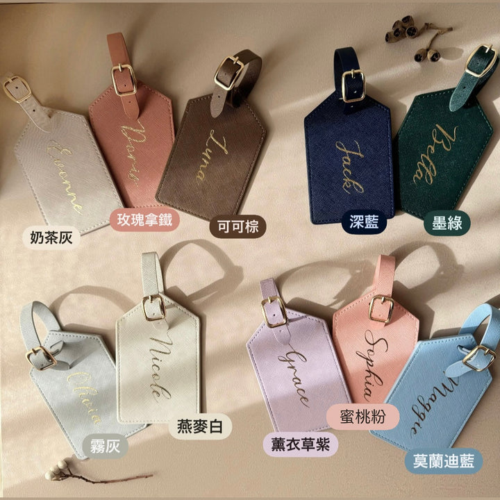 行李吊牌/悠遊卡套/證件套 ．【客製-燙金款】
