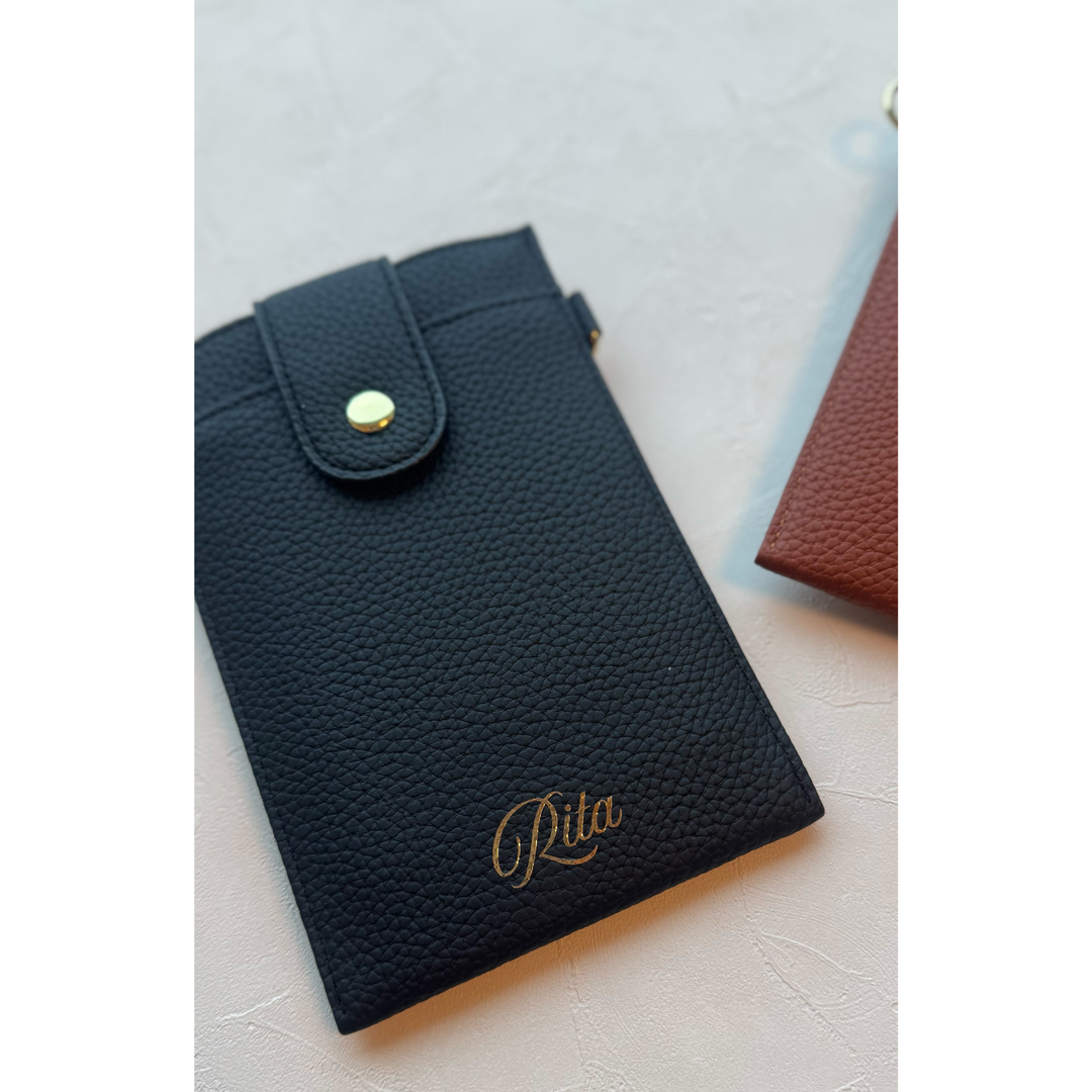 新品-荔枝紋手機包．【2025 聖誕節】