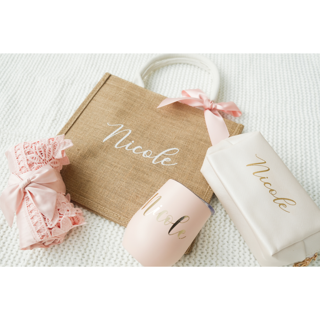 奢華提袋 | 睡袍+化妝包+保溫杯