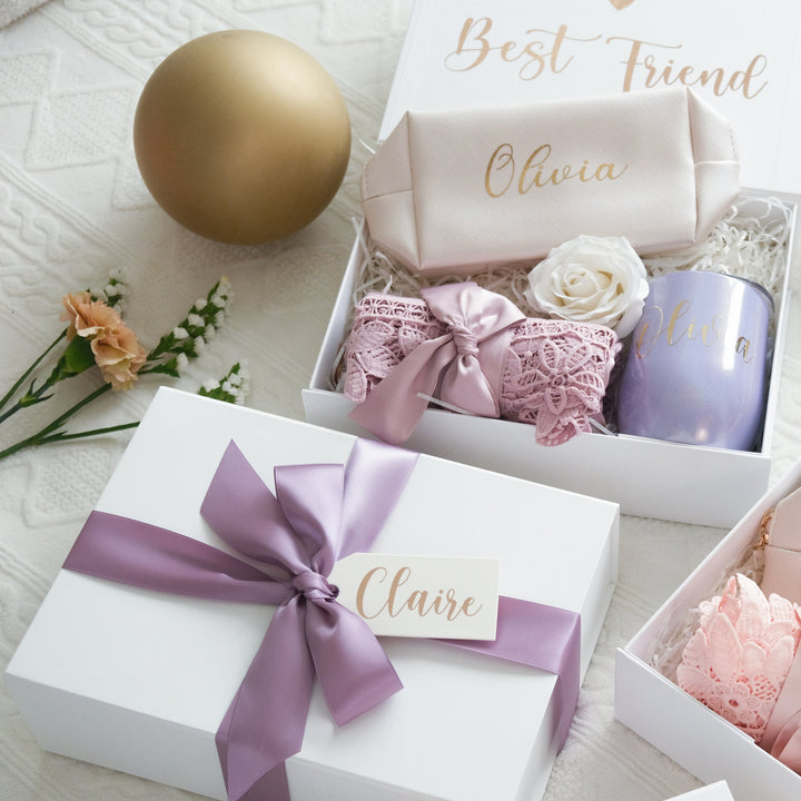 伴娘禮盒 客製化禮物 伴娘禮 生日禮物 睡袍 晨袍 伴娘晨袍 婚禮 送禮推薦 客製化伴娘禮盒