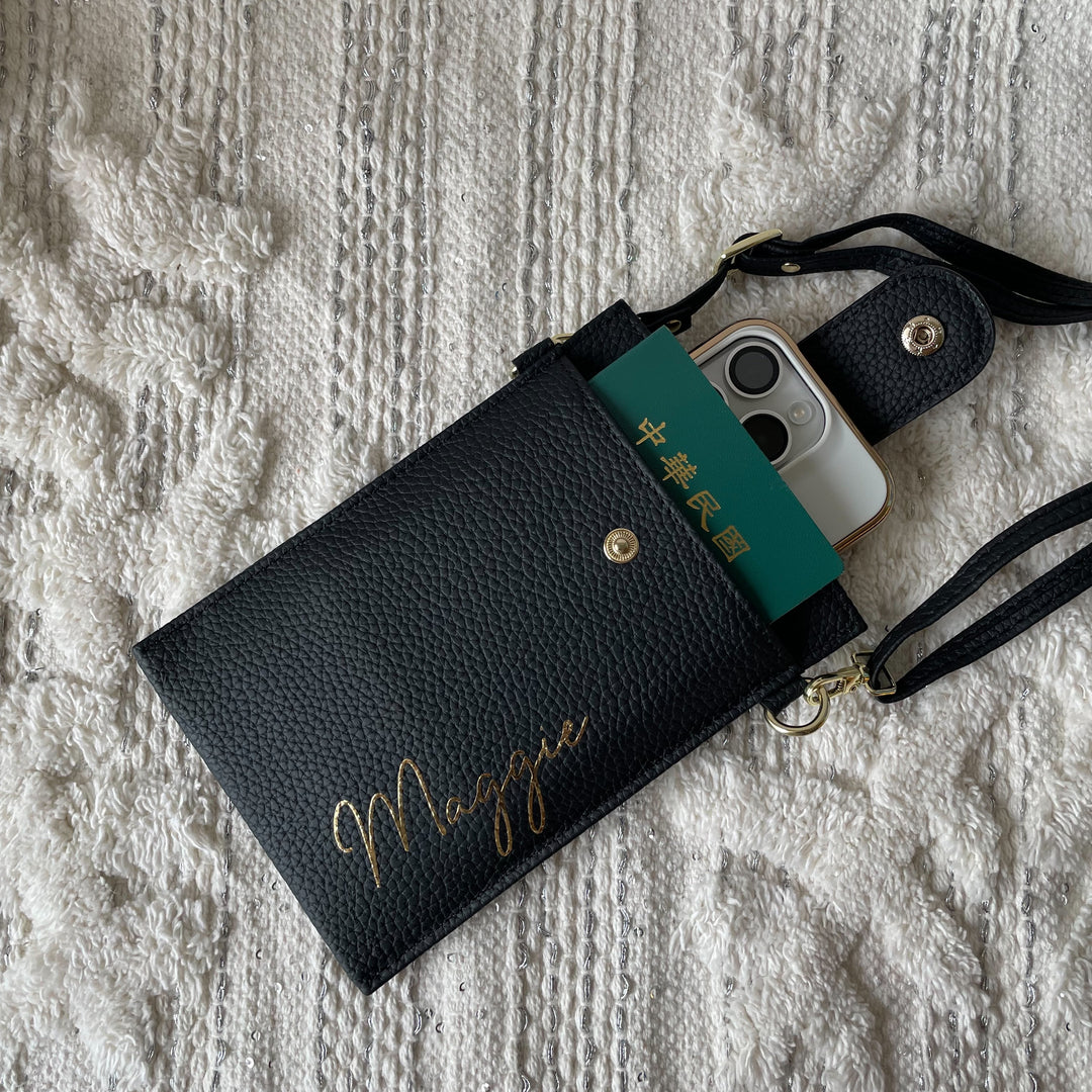 新品-荔枝紋手機包．【2025 聖誕節】