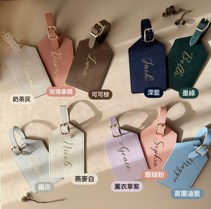 行李吊牌/悠遊卡套/證件套 ．【客製-燙金款】