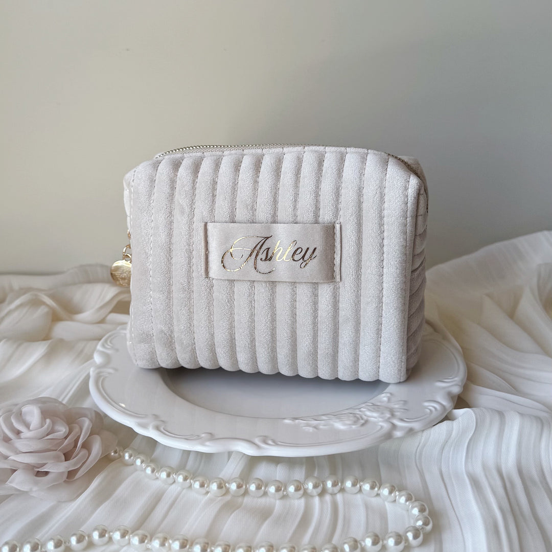 新品-雲朵化妝包-燙字款 ．【2025 聖誕節】