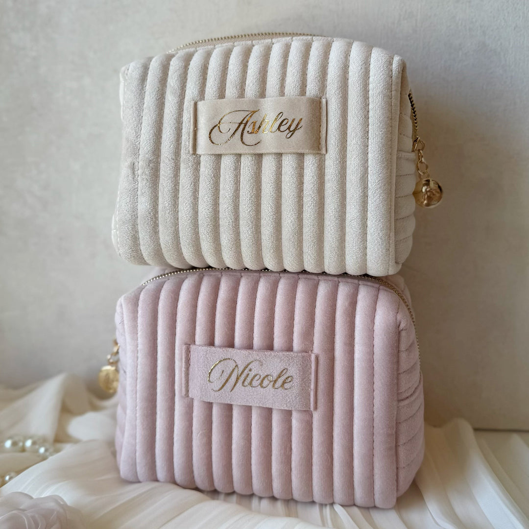 新品-雲朵化妝包-燙字款 ．【2025 聖誕節】