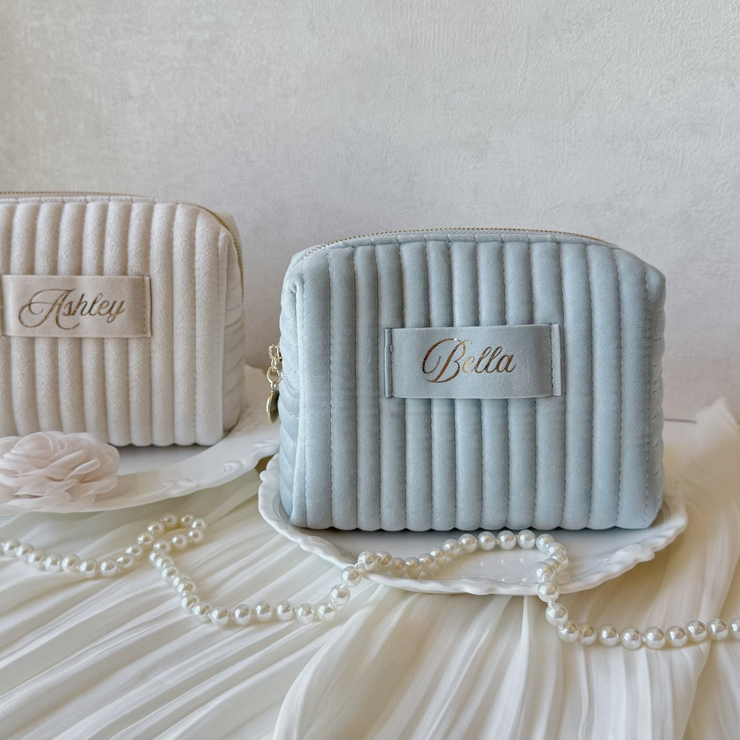 新品-雲朵化妝包-燙字款 ．【2025 聖誕節】