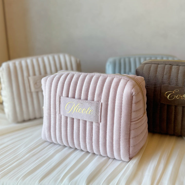 聖誕節禮物 交換禮物 化妝包 客製化名字 伴娘禮物 捧花禮 生日禮物