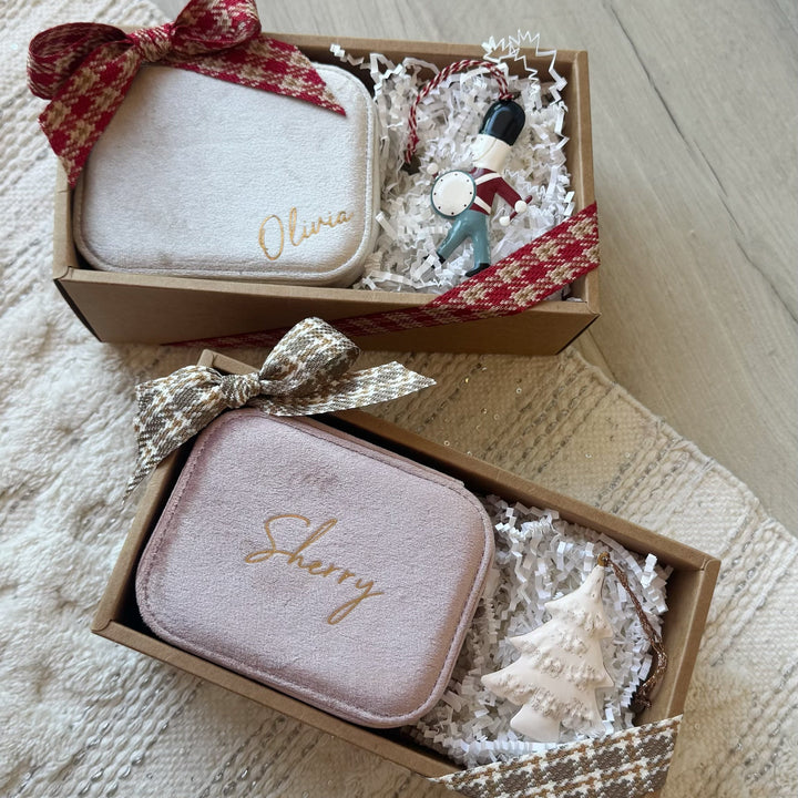 客製化首飾收納盒｜聖誕禮物 | 交換禮物 | 珠寶盒