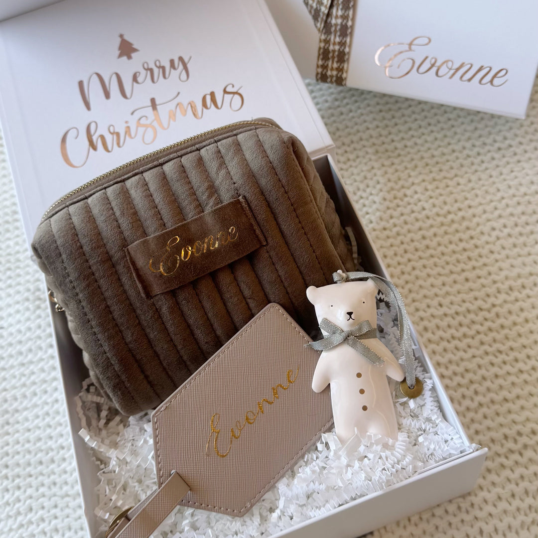 聖誕美好旅程禮盒 | 化妝包+行李吊牌【2025 聖誕節】