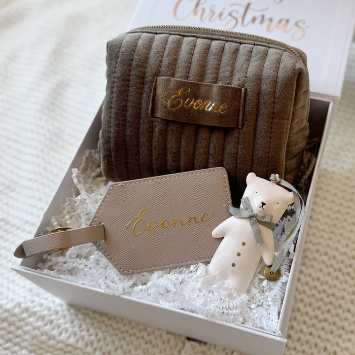 聖誕美好旅程禮盒 | 化妝包+行李吊牌【2025 聖誕節】