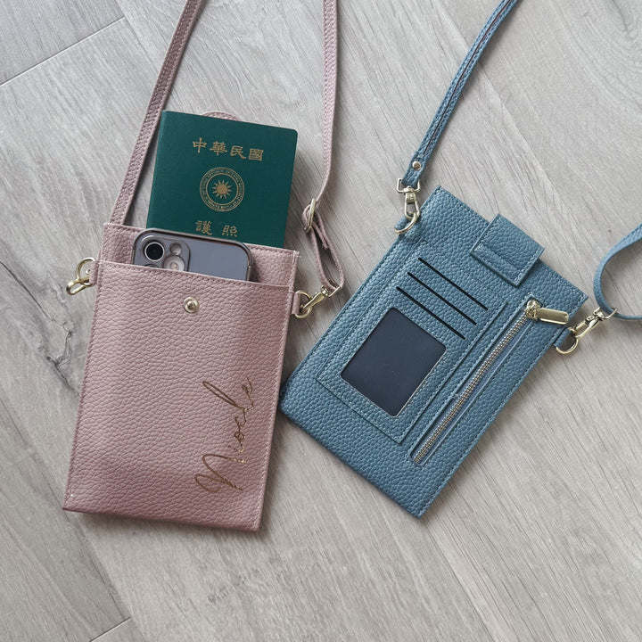 新品-荔枝紋手機包．【2025 聖誕節】