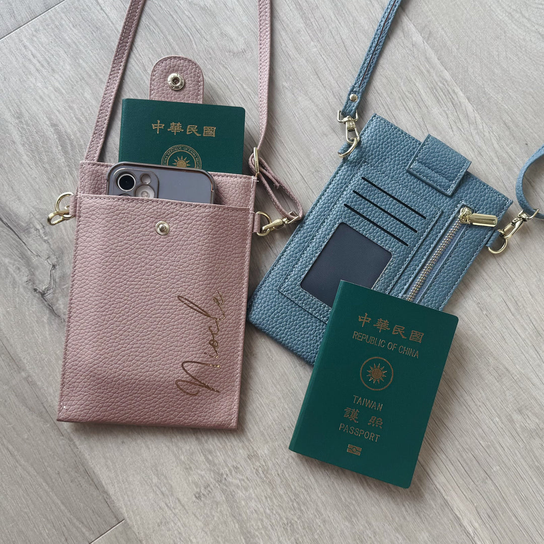 新品-荔枝紋手機包．【2025 聖誕節】