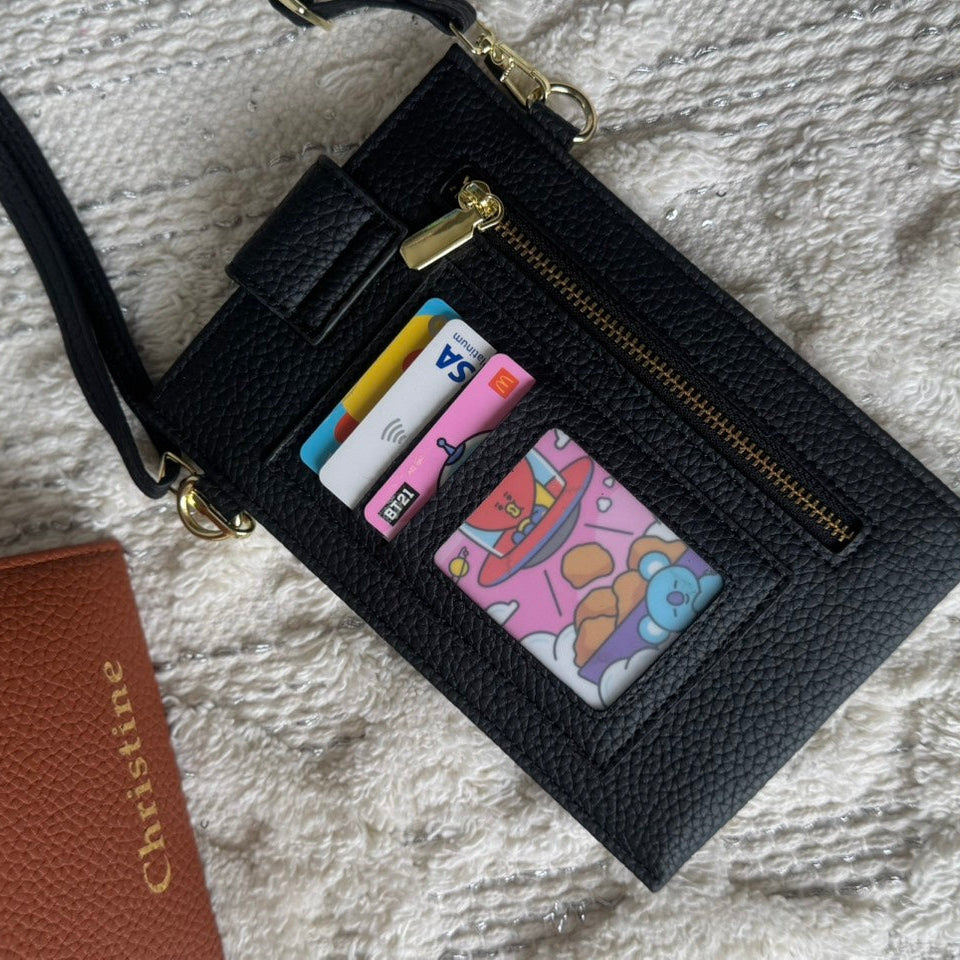 新品-荔枝紋手機包．【2025 聖誕節】