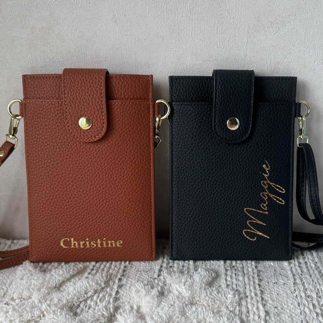 新品-荔枝紋手機包．【2025 聖誕節】