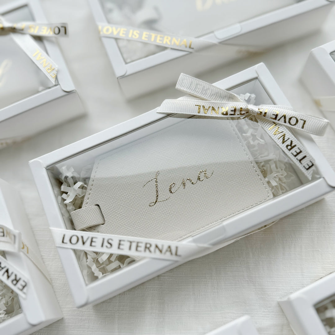 行李吊牌/悠遊卡套/證件套 ．【客製-燙金款】