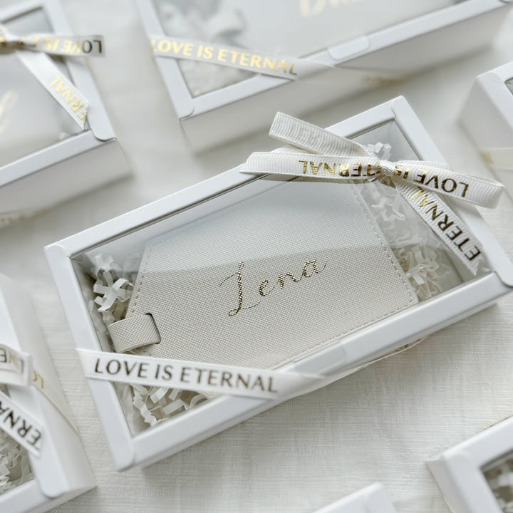 行李吊牌/悠遊卡套/證件套 ．【客製-燙金款】