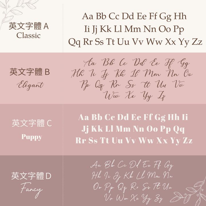 行李吊牌/悠遊卡套/證件套 ．【客製-燙金款】